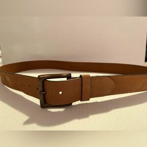 Timberland Men's Tan Leather Belt Size 46